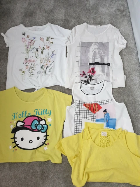 Job Lot Of Girls Clothes Age 12  Tops t shirts vests, Next, River Island, Zara..