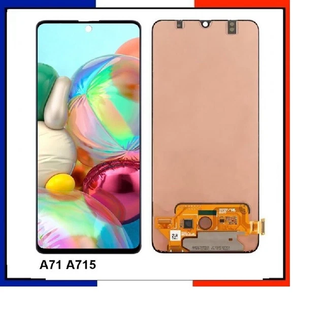 Écran Samsung A71 Ecran A71 Samsung Galaxy A71 Noir A715F Amoled Avec Empreinte