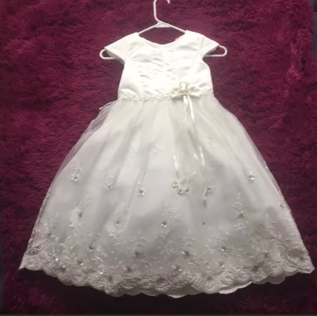 Beautiful party Communion flower girl special occasion dress girls size 7