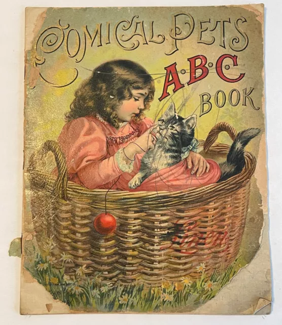 Comical Pets ABC Book MCLOUGHLIN BROS., ca 1899