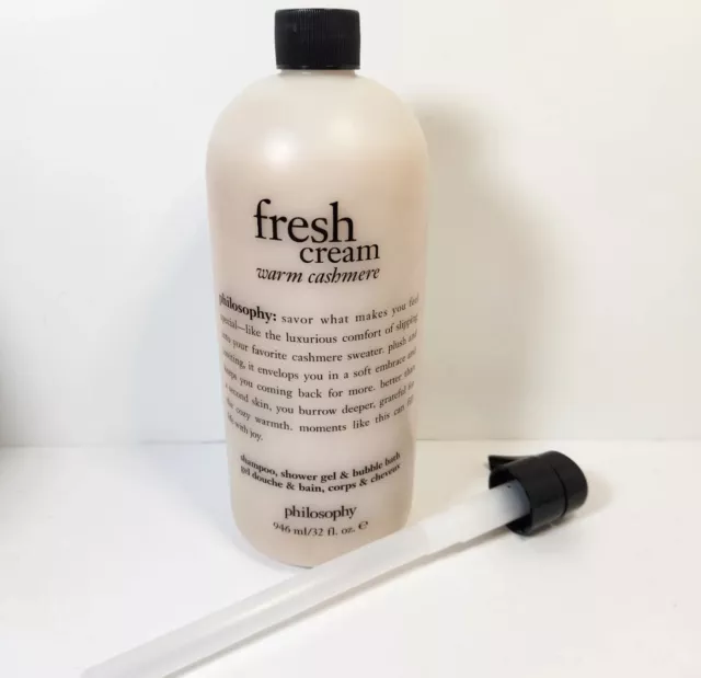 Philosophy Fresh Cream Warm Cashmere Supersize 32 oz Shampoo, Shower Gel