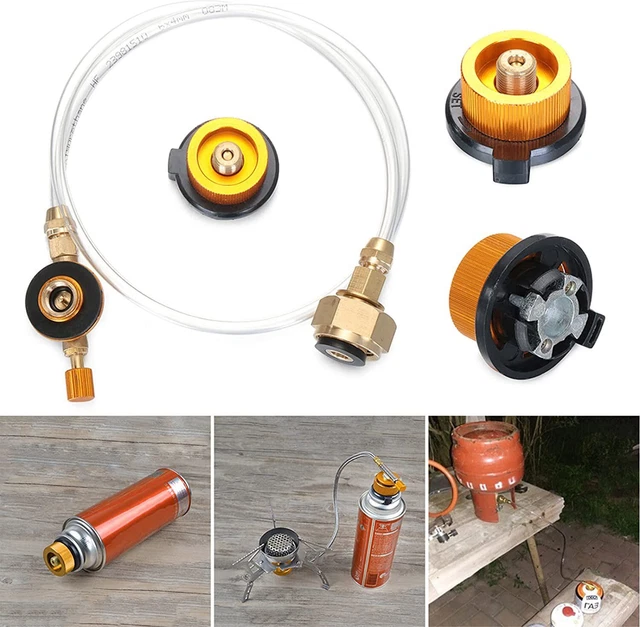 Tuyau à Gaz Avec Adaptateur Pour Réchaud Camping - Pour Cuisinière De Camping Extérieur