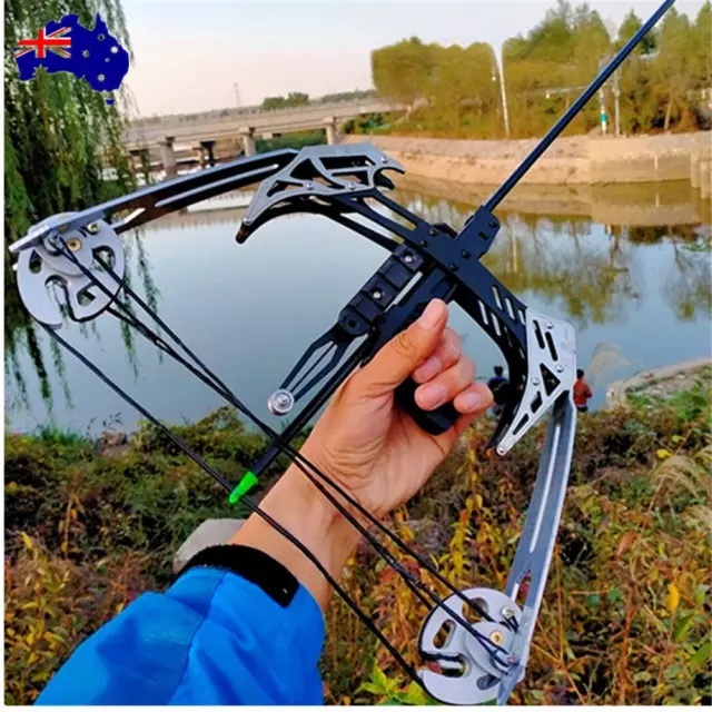 30lbs Mini Compound Bow and Arrows Outdoor Competition Hunting Fishing Bow