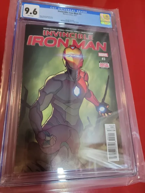 Invincible Iron Man #3 CGC 9.6 1st appearance As IronHeart MCU wakanda forever