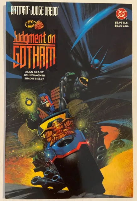 BATMAN JUDGE DREDD JUDGEMENT ON GOTHAM #1 Alan Grant 1991 NM 1st print
