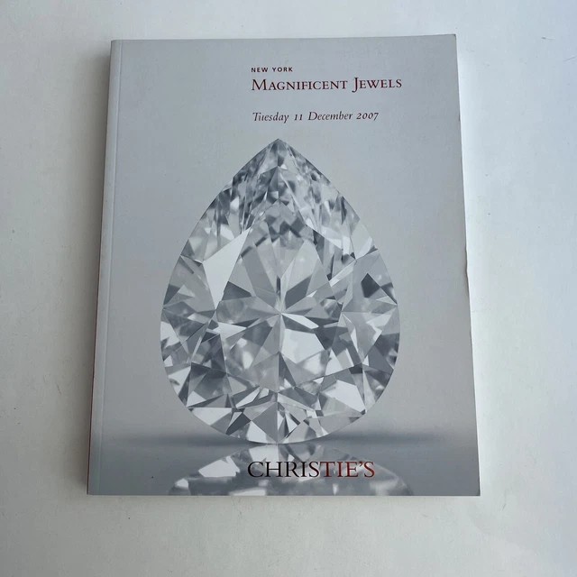 Christie's Auction Catalog December 2007 Magnificent Jewels Jewelry Designs