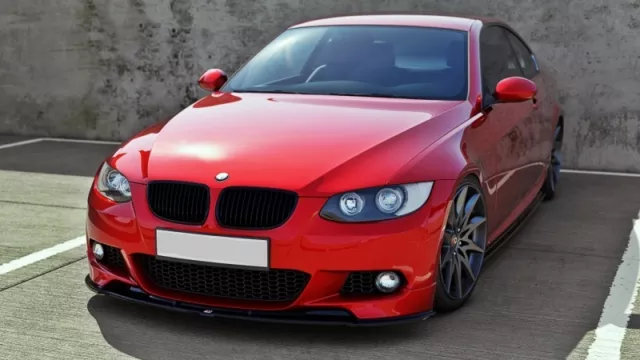 Cup Spoilerlippe SCHWARZ für BMW 3er BMW E92 E93 M-Paket  M3 Frontspoiler Lippe