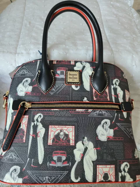 DIsney Parks Dooney & Bourke 2021 Cruella De Vil  Zip Crossbody NWT!