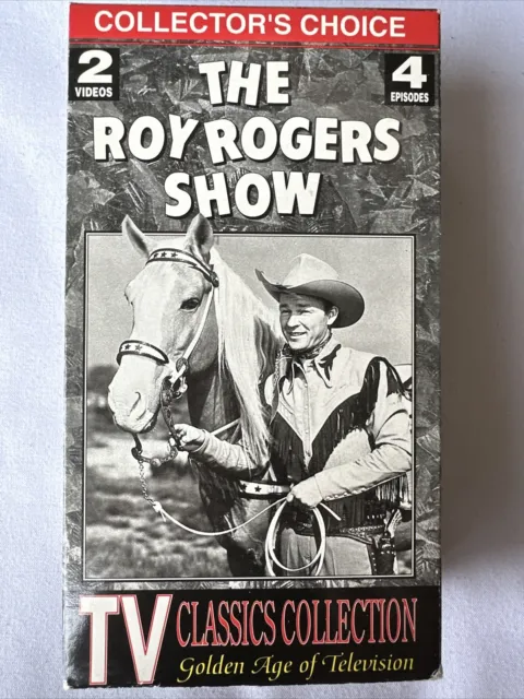 1992 THE ROY ROGERS SHOW VHS Tape, COMPLETE/TESTED SEE PHOTOS (VHS80)