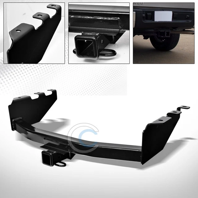Class 3 Trailer Hitch Receiver Rear Bumper Tow Kit 2" For 07-18 Silverado/Sierra