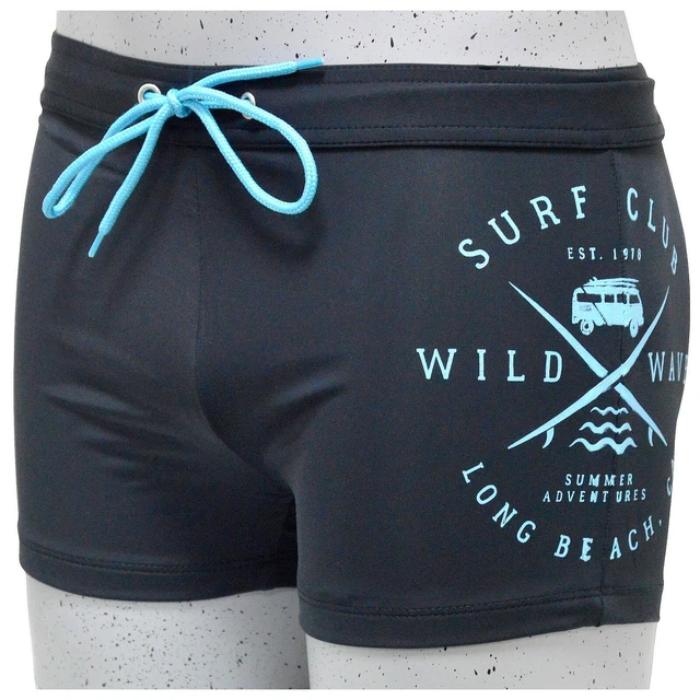 Boxer De Bain Homme SUN PROJECT - Bleu Motif Losange - Taille C.V. 07/22 - Neuf étiquettes