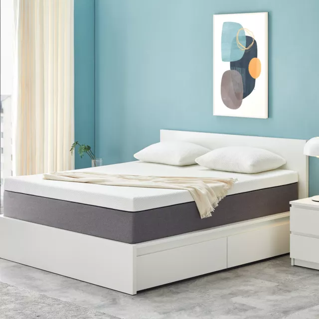 10"12" Premium Gel Multi Layered Memory Foam Bed Mattress in box,Twin,Full,Queen