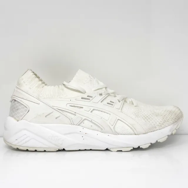 Asics Mens Gel Kayano Trainer Knit H705N White Running Shoes Sneakers Size 8