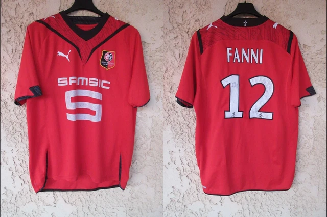 MAILLOT RENNES STADE Rennais Puma Vintage Samsic dédicacé signé Jersey - XL EUR 24,90 - FR