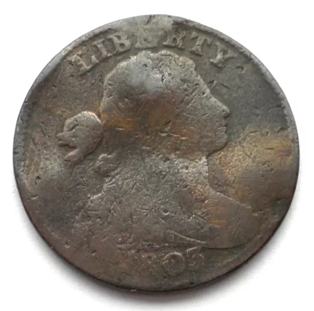 US, Draped Bust Cent 1803 KM#22 Little Bent. FF11.1