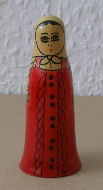 Einzelne Holzpuppe! Matrjoschka. Russische Matroschka! Babuschka! RARITÄT! ALT