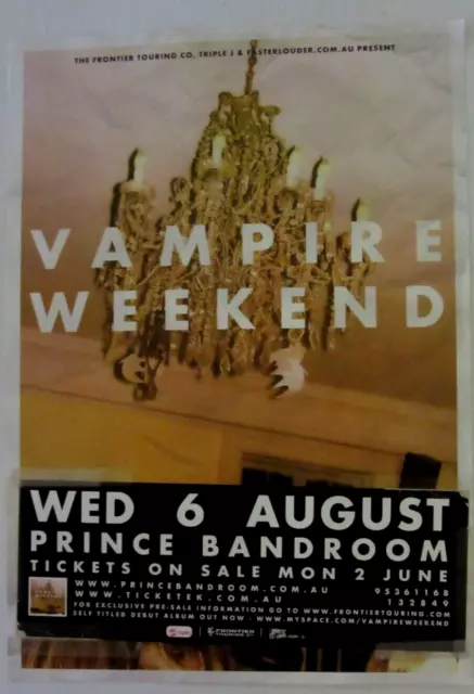 Vampire Weekend Original Promo Poster