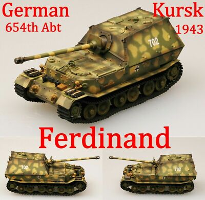 Easy Model 1/72 German Panzerjager Ferdinand 654th Abt,Kursk,1943#36223