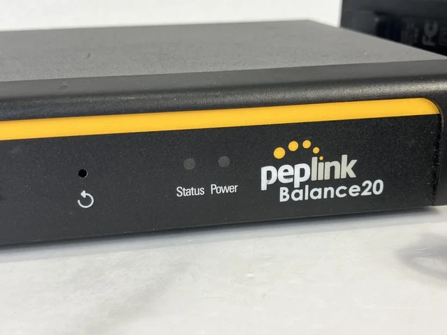 Peplink Balance 20 Dual Wan Router Black Bpl 021 Powers On Untested