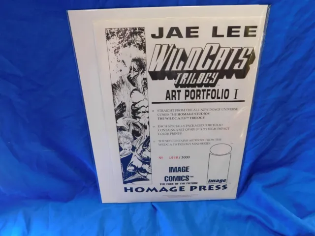 Jae Lee Wildcats Trilogy Art Portfolio I #1546/3000