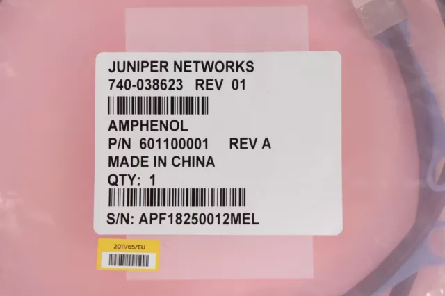 Juniper 740-038623 Rev 01 Amphenol RA PR: 601100001