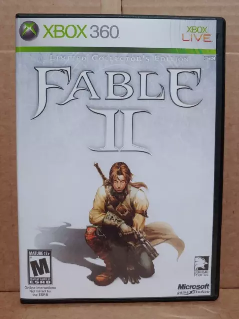 Fable II - Limited Collector's Edition (Xbox 360, 2008) - w/ Bonus, Repro Art