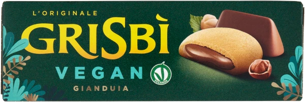 Novita'  Grisbi' Vegan Gianduia 135 Gr - 4 Pezzi
