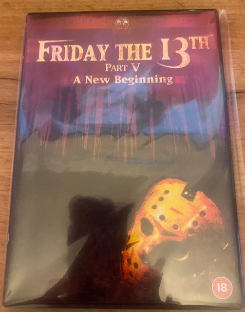 FRIDAY THE 13TH Part V A New Beginning Sealed DVD Part 5 Cult Classic ...