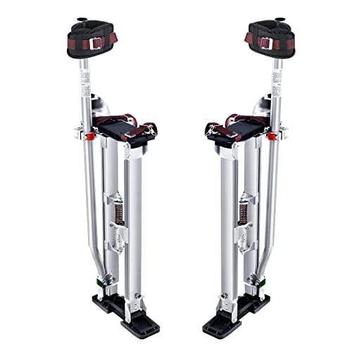 Drywall Stilts, 24''-40'' Adjustable Aluminum Tool Stilts with Protective