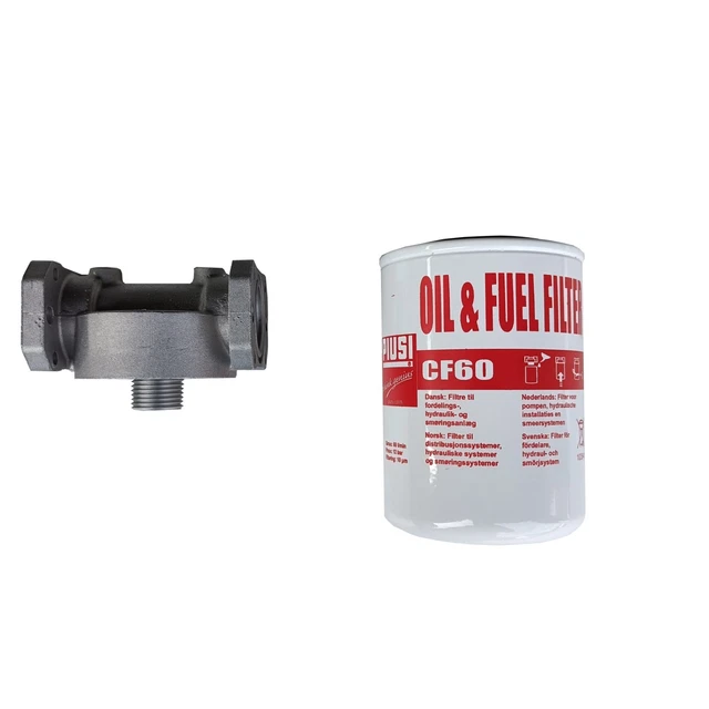 Maestri Filtro A Cartuccia 60l/min Per Gasolio, Olio E Biodiesel – Attacchi Da 1", 10 Micron, Pressione 12 Bar
