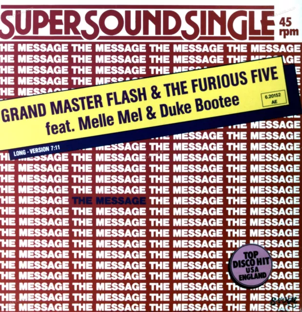 Grand Master Flash & The Furious Five Feat. Melle Mel - The Message Maxi '