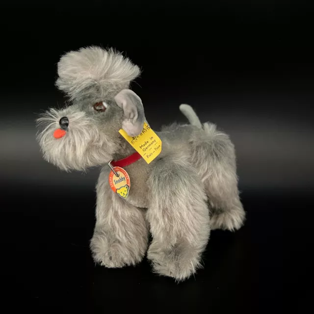 STEIFF Hund SNOBBY | 5314,05 | KFS | Jahr 1965 | 14 cm | Sehr guter Zustand