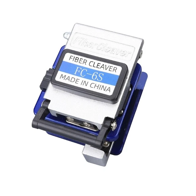 FC-6S FTTH Optical Fiber Cleaver Metal High-precision Cold Connection Cutter