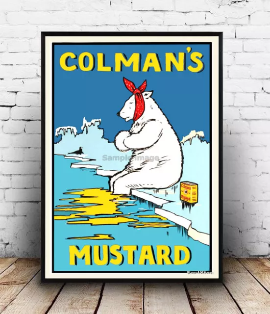 Colman's : vintage mustard advertising , Poster reproduction.