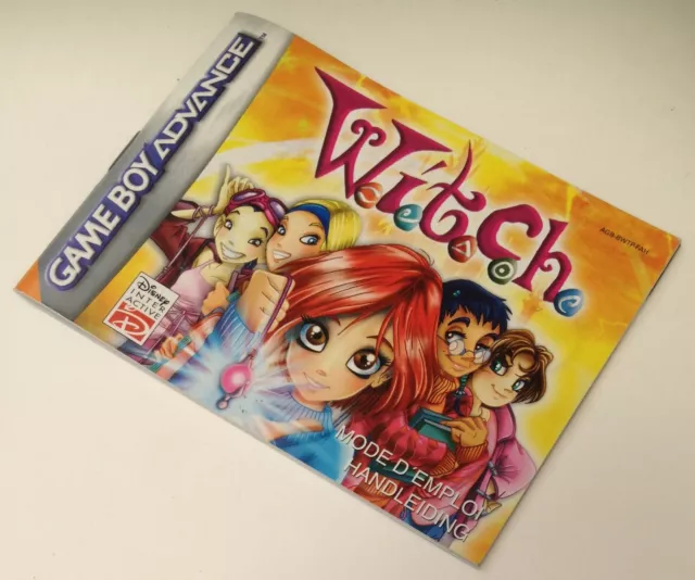 gba notice WITCH FAH nintendo game boy advance manuel instructions mode d'emploi