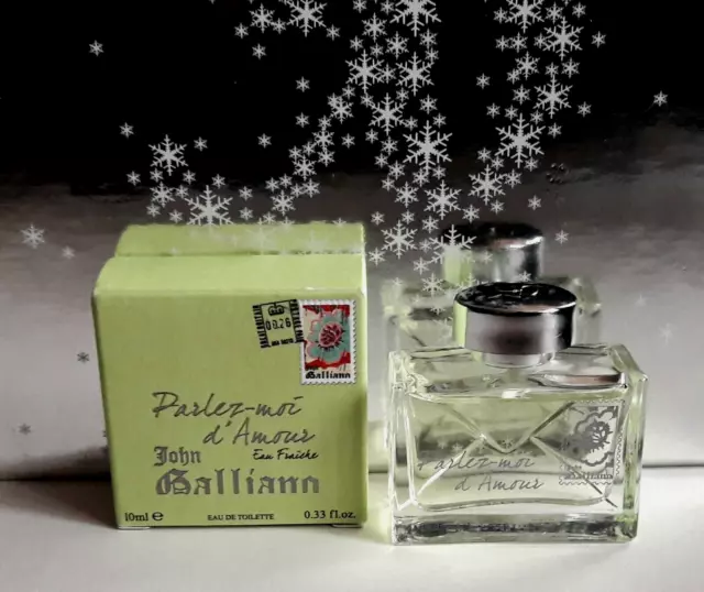 Miniature de parfum " PARLEZ MOI D'AMOUR" John Galliano (TRES RARE)