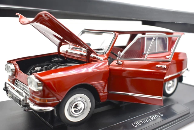Norev 1:43 - Citroën Ami 6 Break Rouge - Série C N°2 - Boîte Incluse - Occasion