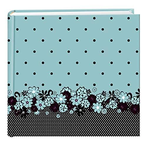 200 Pocket Printed Polka Dot Buds Design Photo Album for 4 by 6-Inch Prints