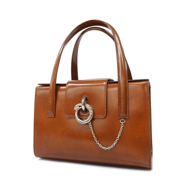 Cartier handbag Panthère Enamel Brown bag02481