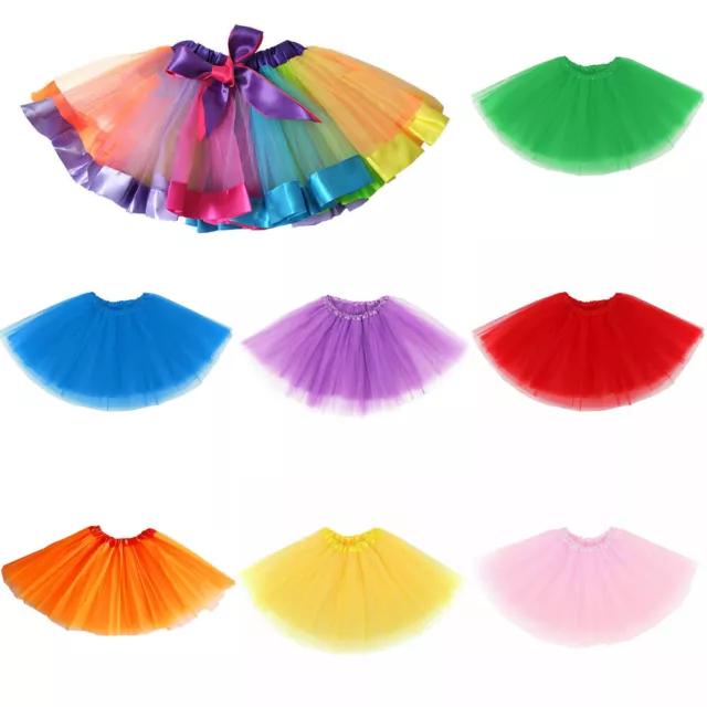 16" 3 Layers Tutu Skirt Petticoat Ballet Costume Fancy Dress Halloween Hen Party