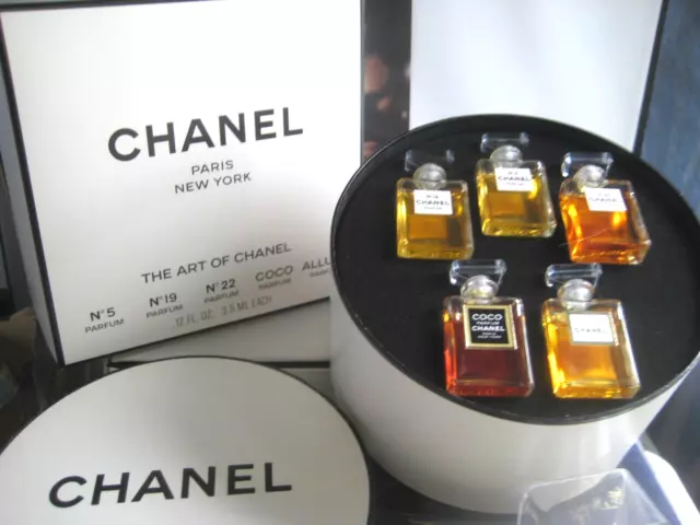 🎁1990s Vintage Mini Set **PARFUM** Chanel No 5 19 22 Allure Coco