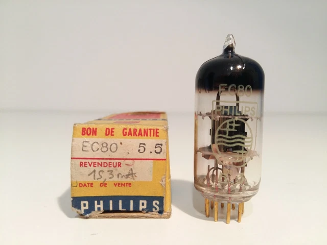 EC80 PHILIPS GOLD pins Tube # NOS # DIGITSTD 100% X1 EUR 11,90 ...