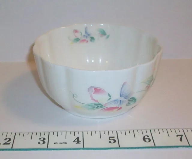 Aynsley  Round “Little Sweetheart” Bone China Bowl With Butterfly Motif Vintage