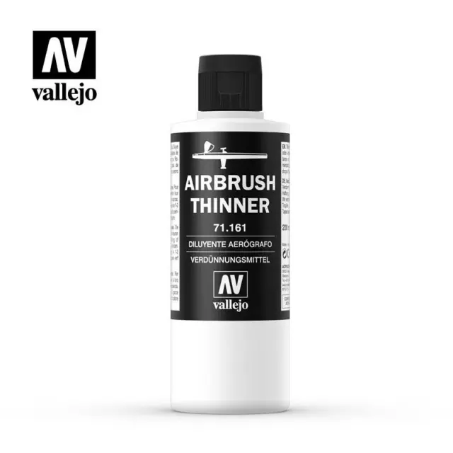 Peinture Aérographe Vallejo - Modèle Additifs Air - Diluant 200Ml - 71.161