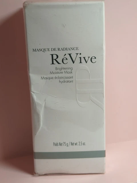 REVIVE Masque de Radiance Brightening Moisture Mask 2.5oz/75ml NEW/Imperfect Box