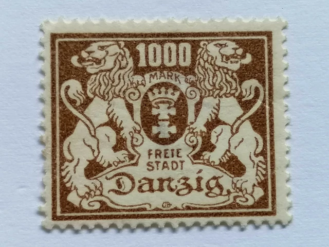 Briefmarke Freie Stadt Danzig 1000 Michel-Nr. 145? postfrisch (A55)