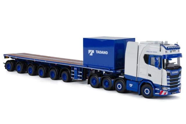 TEKNO - Camion porteur avec benne 2 essieux VIKTOR WEBER - SCANIA S 8x4