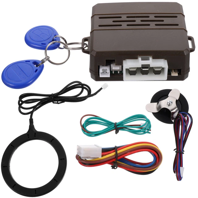Kit sistema di avviamento remoto avviamento a spinta ingresso senza chiave auto 12 serrature