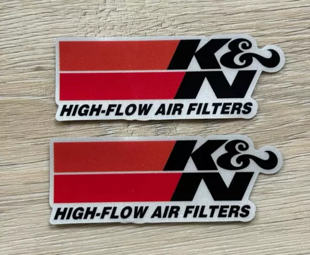 K&N Airfilters Aufkleber Tuning Sponsor Decals