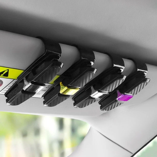 1Pc Glasses Holder For Car Sun Visor Sunglasses Clip Card Ticket Hol#w#